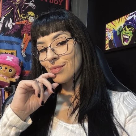 Samantha John em momento descontraído